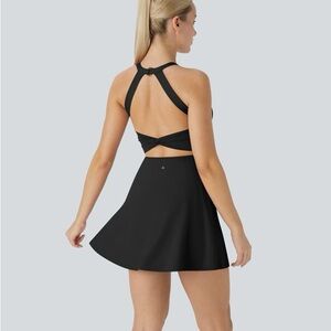 HALARA Twisted back Active Dress with Easy Peasy Shorts